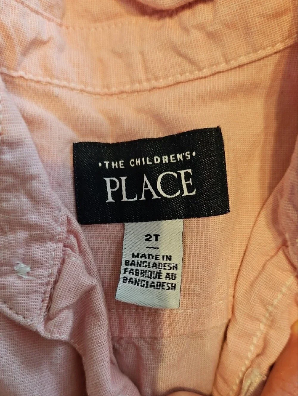The Children's Place Soft Pink Button-Down Shirt